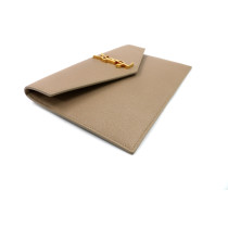 Saint Laurent Uptown Leder Taupe