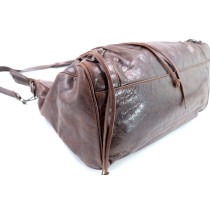 Balenciaga City Leder Braun