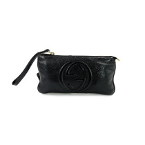 Gucci Soho Black Leather Pouch