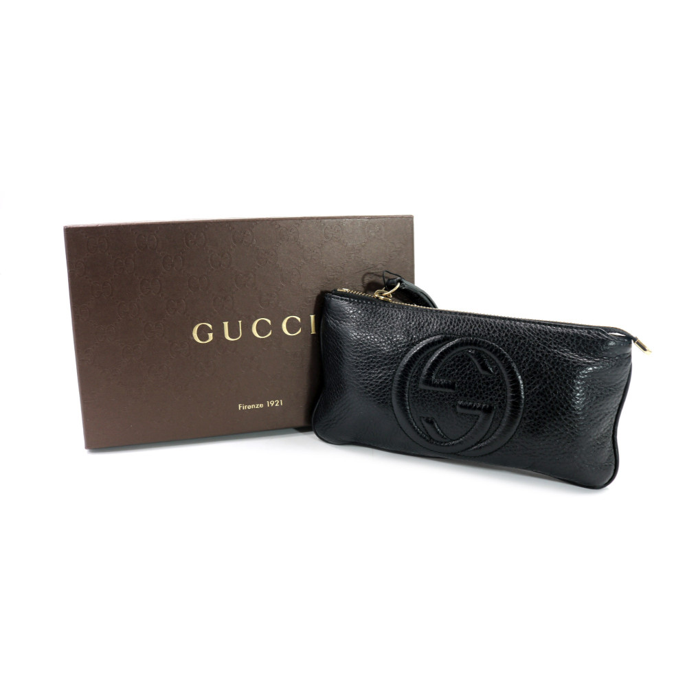 Gucci Soho Pochette Pelle Nera