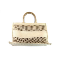 Dior Book Tote Mittel Rafia Beige