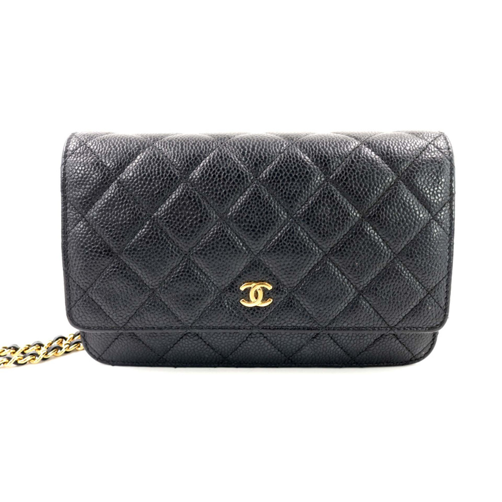 Chanel Wallet On Chain Caviar Leather Black