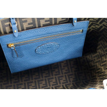 Fendi Roll Bag Selleria Cuoio Romano Blu