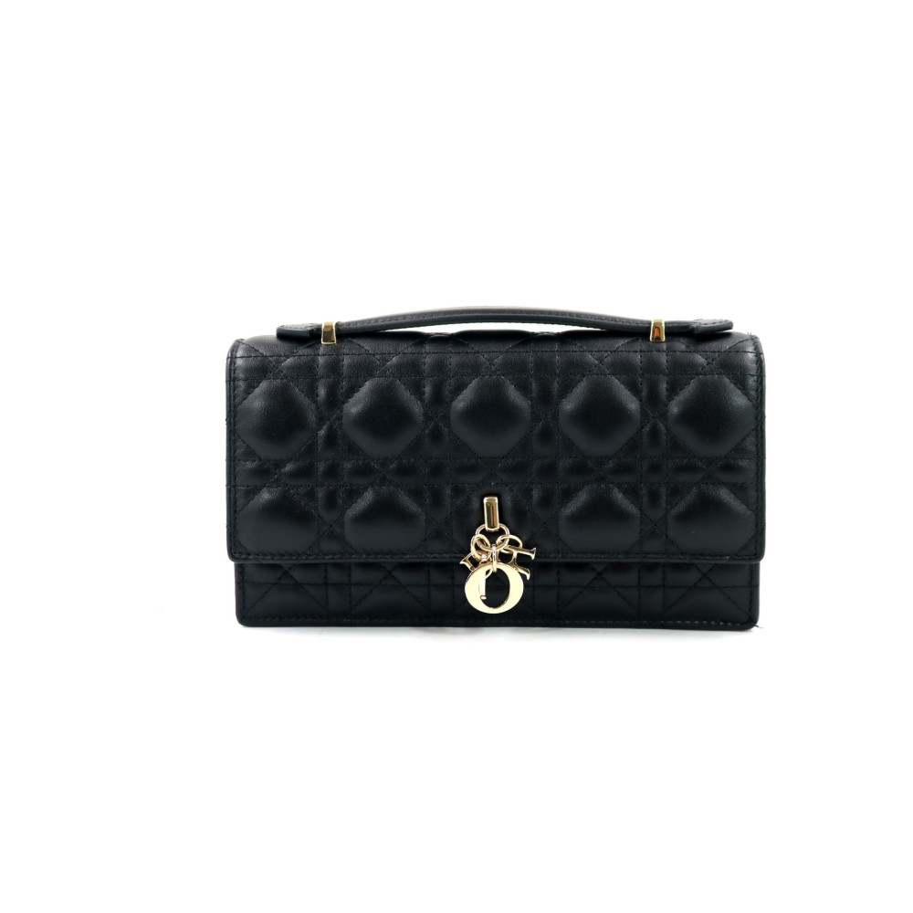 Dior My Dior Mini Schwarzes Leder