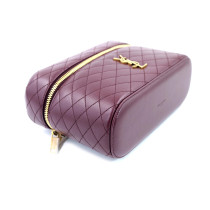 Saint Laurent Gaby Vanity Grande in Pelle di Agnello Rouge Cabernet