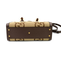 Gucci Borsa Shopping Diana Misura Media GG Jumbo Beige