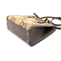 Gucci Sac Cabas Diana Taille Moyenne GG Jumbo Beige