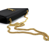 Saint Laurent Kate Black Leather