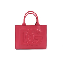 Dolce & Gabbana Pink Leather Tote Bag
