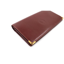 Cartier Bordeaux Leather Wallet