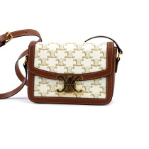 Celine Triomphe Toile Beige Clair