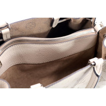 Louis Vuitton Tote Bella Leder Grau Galet