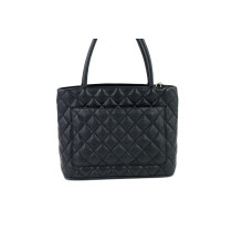 Chanel Médaillon Cuir Noir