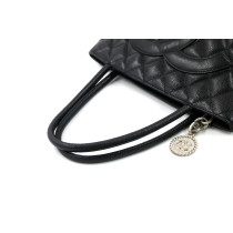 Chanel Medallion Black Leather