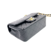 Chanel Classic Mini Rectangle Black Lambskin