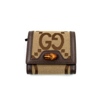 Gucci Wallet Diana Bamboo GG Jumbo Beige