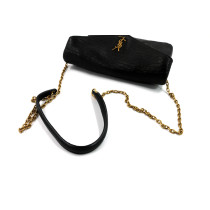 Saint Laurent Envelope Mini Black Leather