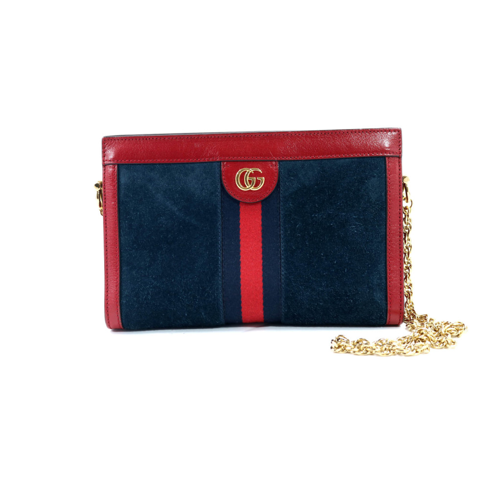 Gucci Ophidia Schwarzes Wildleder