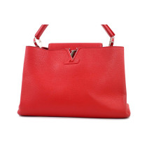 Louis Vuitton Capucines Cuir Rouge