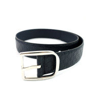 Gucci Gürtel Guccissima Leder Blau