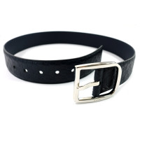 Gucci Gürtel Guccissima Leder Blau