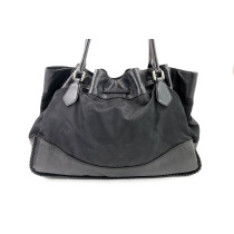 Prada Shopping Tela e Pelle Nera