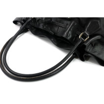 Prada Shopping Tela e Pelle Nera