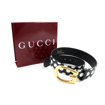 Gucci Ceinture Memorable Cuir Noir