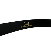 Gucci Gürtel Memorable Schwarzes Leder