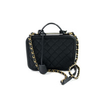 Chanel Vanity Médium Cuir Caviar Noir