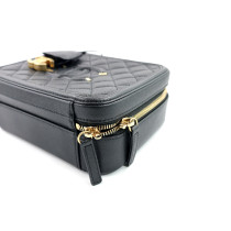 Chanel Vanity Media Pelle Caviar Nera