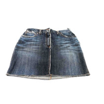Dolce & Gabbana Blue Denim Mini Skirt