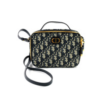 Dior Montaigne Box Tela Oblique Blu