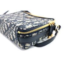 Dior Montaigne Box Tela Oblique Blu