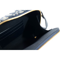 Dior Montaigne Box Tela Oblique Blu