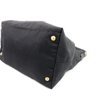 Prada Shopper Tela Vela Nera
