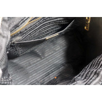 Prada Shopper Tela Vela Nera
