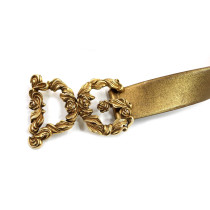 Dolce & Gabbana Bronze Leather Belt