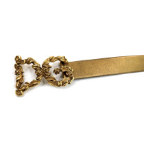 Dolce & Gabbana Bronze Leather Belt