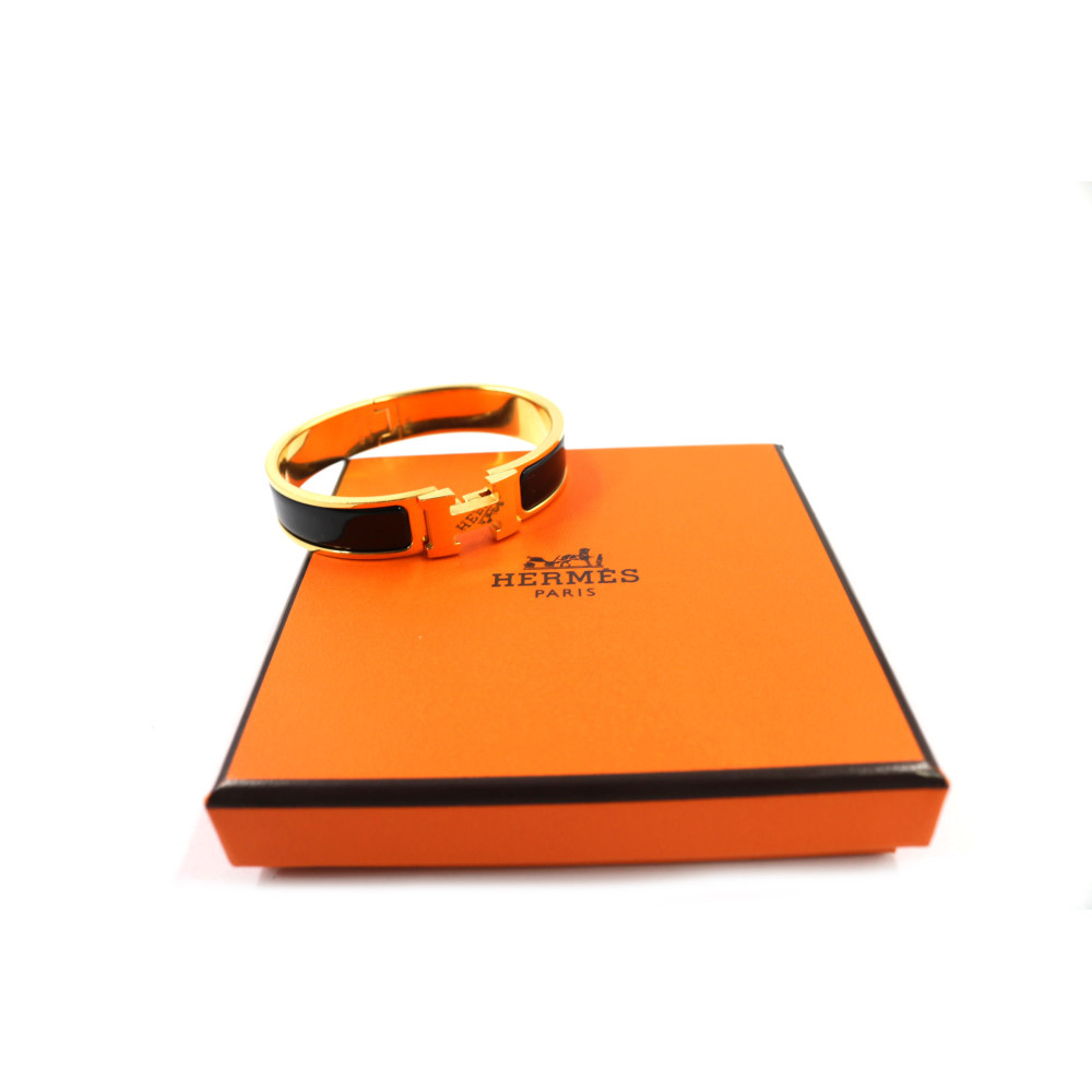 Hermès Bracciale Click H Metallo e Smalto