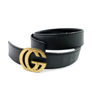 Gucci Cintura Interlocking Pelle Nera