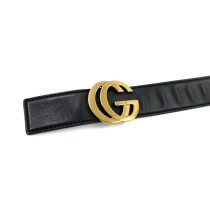 Gucci Cintura Interlocking Pelle Nera