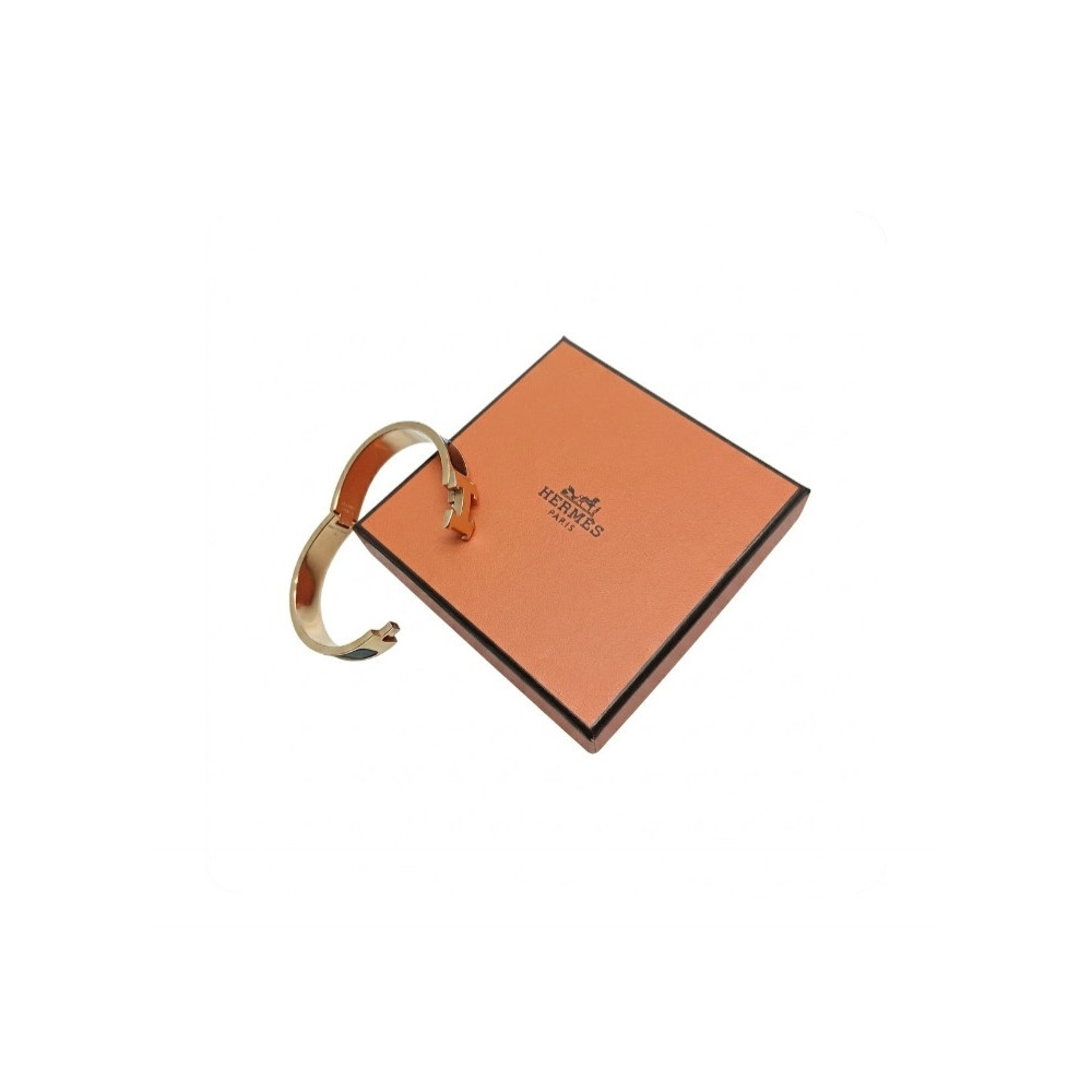 Hermès Bracelet Click H Acier Noir