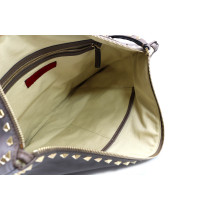 Valentino Rockstud Pochette Maxi Pelle Tortora