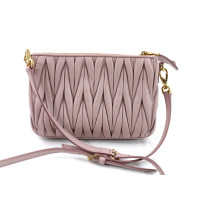 Miu Miu Pochette Leder Matelassè Maiglöckchen