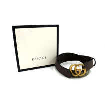 Gucci Gürtel Braun Leder