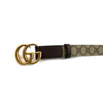 Gucci Brown Leather Belt