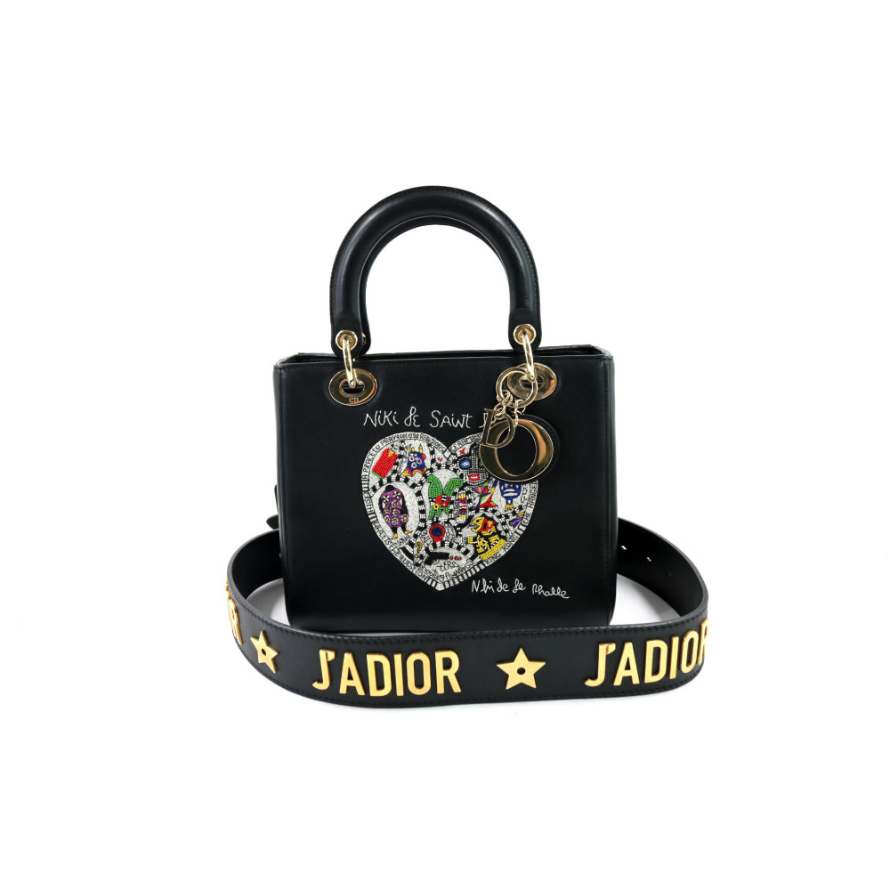 Dior Lady Limited Schwarzes Leder