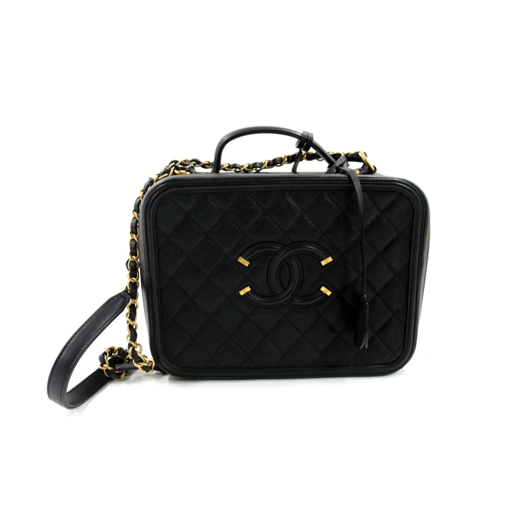 Chanel Box Pelle Nera