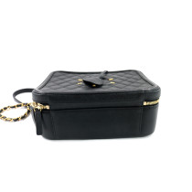 Chanel Box Schwarzes Leder